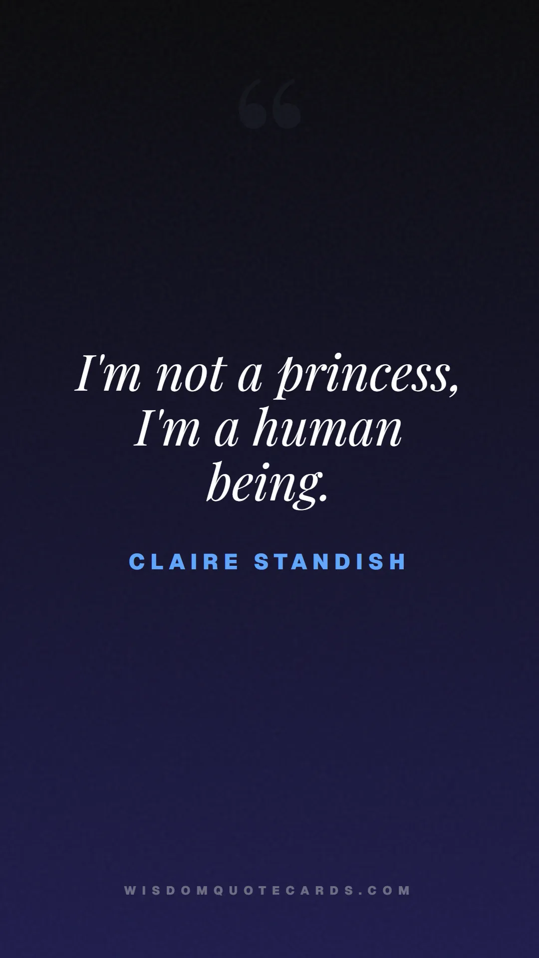 Quote by Claire Standish about breakfast club, identity, nostalgia, 80s, youth, coming of age, labels, detention: I'm not a princess, I'm a human being....