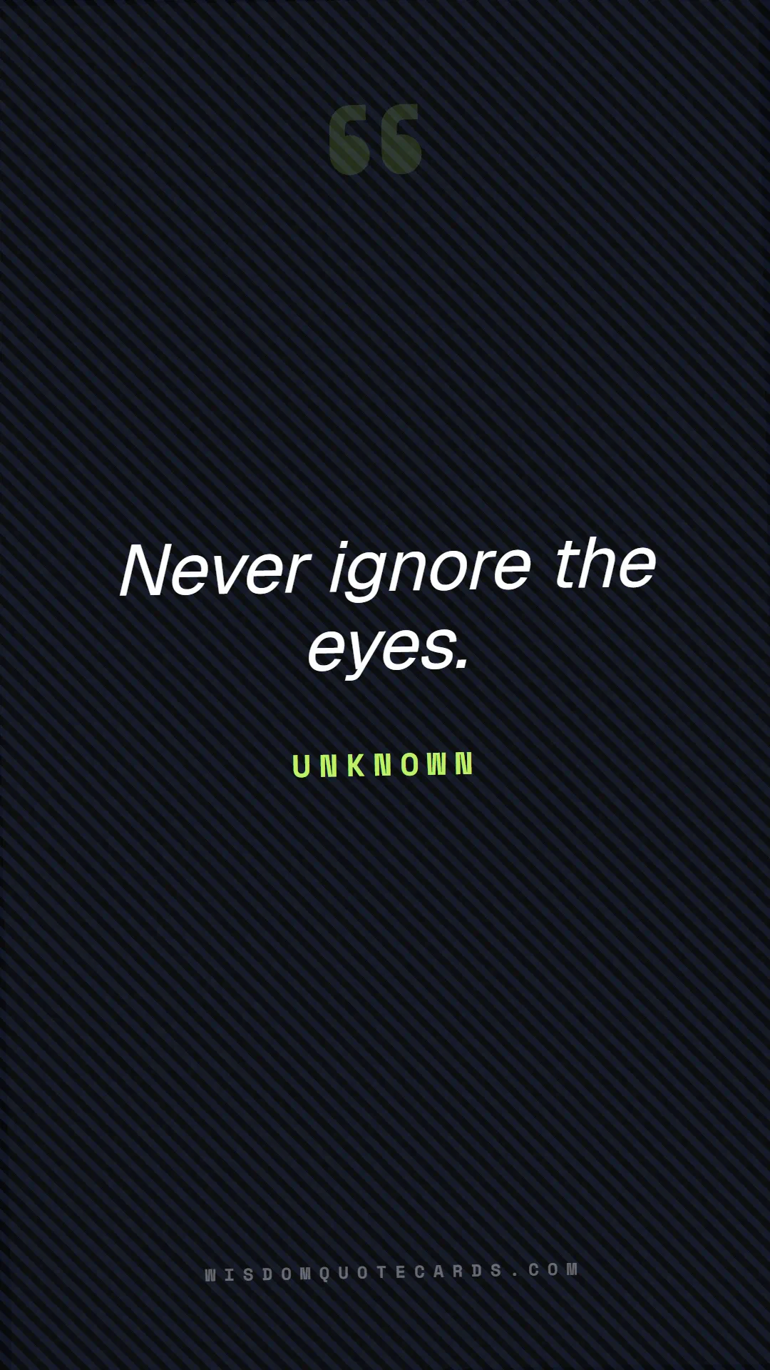Quote by Unknown about red flags, dating, lessons: Never ignore the eyes....