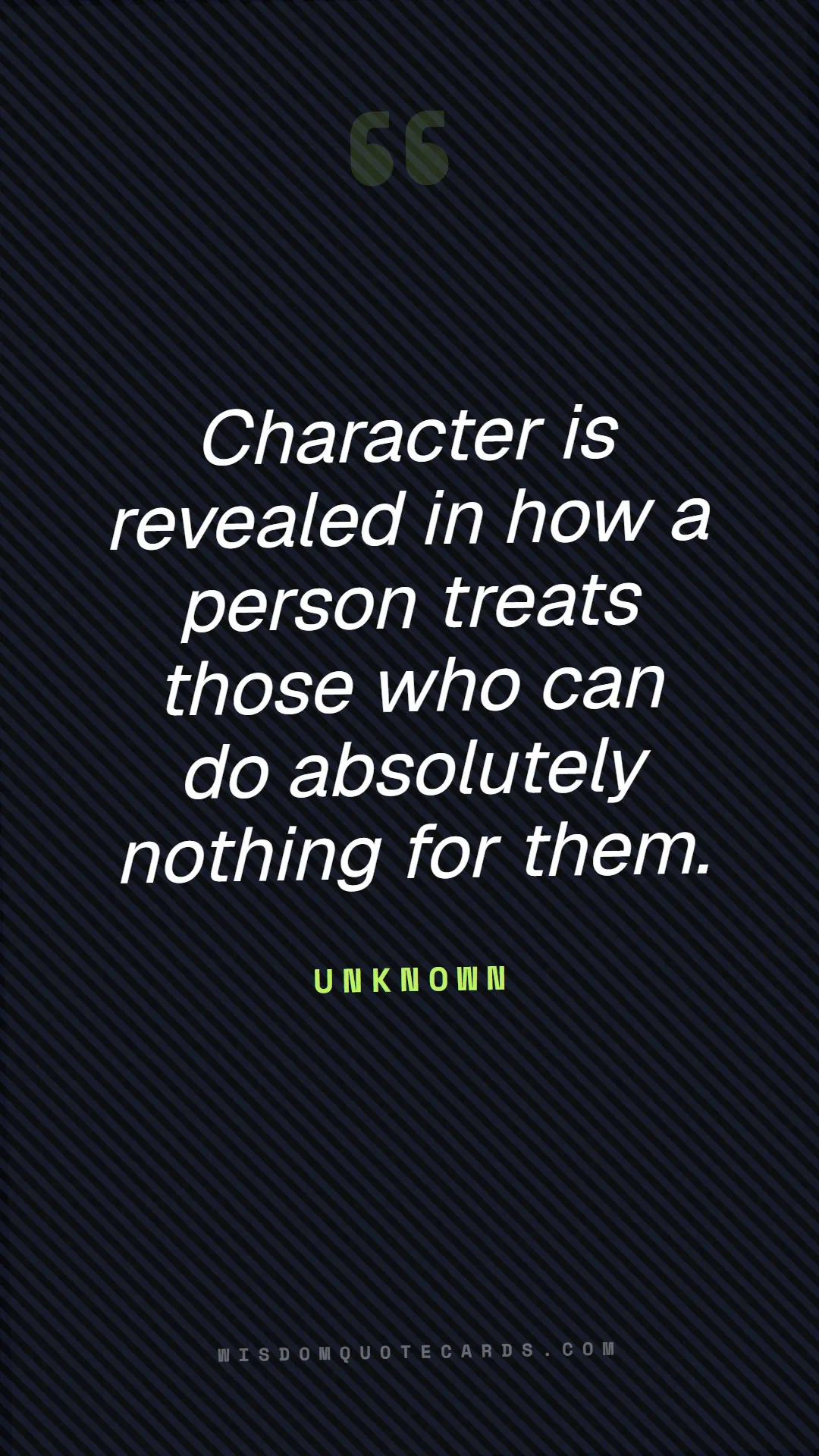 Quote by Unknown about red flags, dating, lessons: Character is revealed in how a person treats those...